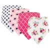 Hudson Baby Infant Girl Cotton Bandana Bibs 4pk, Floral, One Size -Graco Sales GUEST f6a278e3 bf31 4ef1 a243 0ab791a333f3