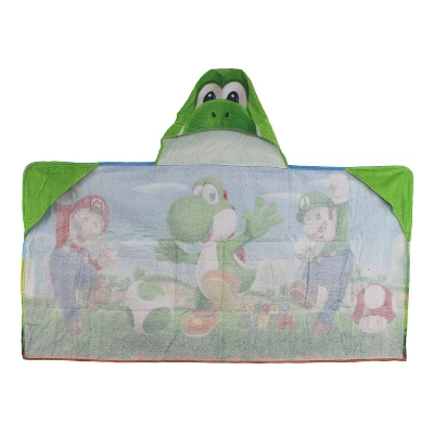 Super Mario Yoshi Hooded Towel 3 Super Mario Yoshi Hooded Towel