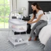 Delta Children Curve Bassinet - White And Gray 2 Delta Children Curve Bassinet - White And Gray -Graco Sales GUEST f73cd074 3e49 4739 b4c4 bb8eb7306ab3