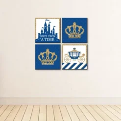 Big Dot Of Happiness Royal Prince Charming - Kids Room, Nursery Decor & Home Decor - 11 X 11 Inches Nursery Wall Art - Set Of 4 Prints For Baby's Room -Graco Sales GUEST f7876043 8584 4845 9018 c8b32c9ef463