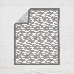 Bacati - Clouds In The City White/Gray 10 Pc Crib Bedding Set With Long Rail Guard Cover -Graco Sales GUEST f7fef5cc 6b71 43ab 98bc c976cafdc800 1