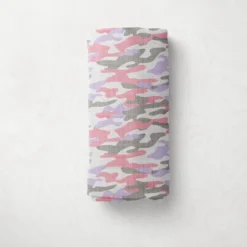 Jungle Safari Girls Lilac/Coral 2 Pack Muslin Swaddling Blanket -Graco Sales GUEST f88c1a6a bf19 4ada bfdd af03ccfe2ff6