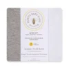 Burt's Bees Baby Burt's Bees Baby® Organic Solid Bassinet Sheet - White Gray - 2pk