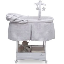 Delta Children Serta IComfort Hands-Free Auto-Glide Bedside Bassinet Portable Crib Features Silent Smooth Gliding Motion That Soothes Baby - Cameron -Graco Sales GUEST fa1a8014 2ed7 4f9f 9a6e 0460050bec14