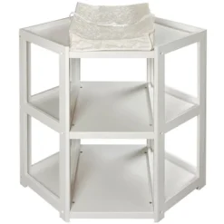 Badger Basket Diaper Corner Baby Changing Table