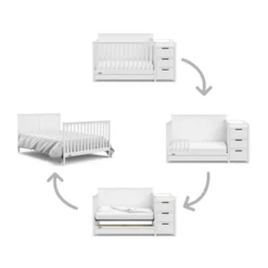 Graco Hadley 5-in-1 Convertible Crib And Changer With Drawer -Graco Sales GUEST fce404fa fcd4 4bd3 a4d3 a9c30aeb6ba6