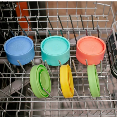 Morepeas Silicone Baby Snack Bowl - Melon 7 Morepeas Silicone Baby Snack Bowl - Melon - Image 5