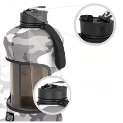 THE GYM KEG 2.2 L Sports Water Bottle Insulated - Gray -Graco Sales GUEST fe2ad21a c077 4c68 b905 b158081a5c60