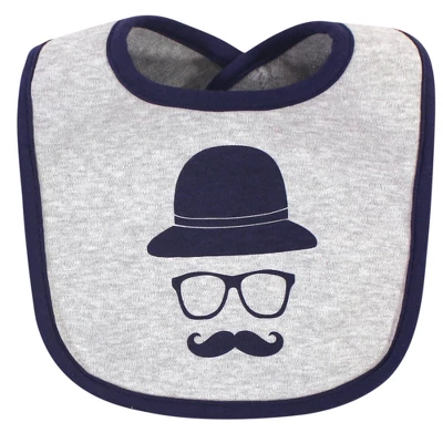 Hudson Baby Infant Boy Cotton Bibs 10pk, Handsome Like Daddy, One Size 8 Hudson Baby Infant Boy Cotton Bibs 10pk, Handsome Like Daddy, One Size - Image 6