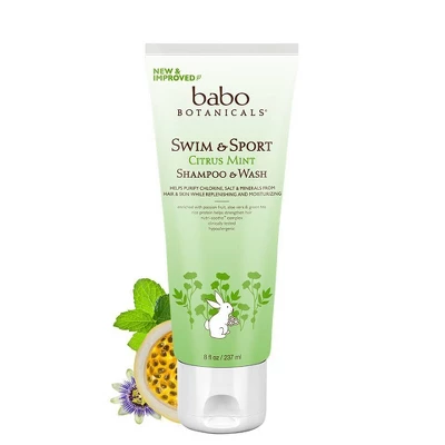 Babo Botanicals Swim & Sport Citrus Mint Baby Shampoo & Wash - (Select Size) 8 Babo Botanicals Swim & Sport Citrus Mint Baby Shampoo & Wash - (Select Size) - Image 6